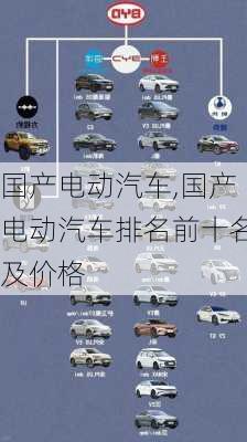 国产电动汽车,国产电动汽车排名前十名及价格