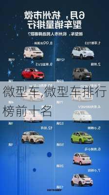 微型车,微型车排行榜前十名